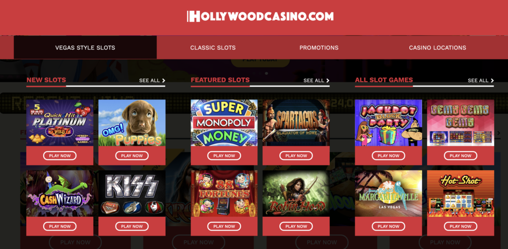 games at hollywood casino